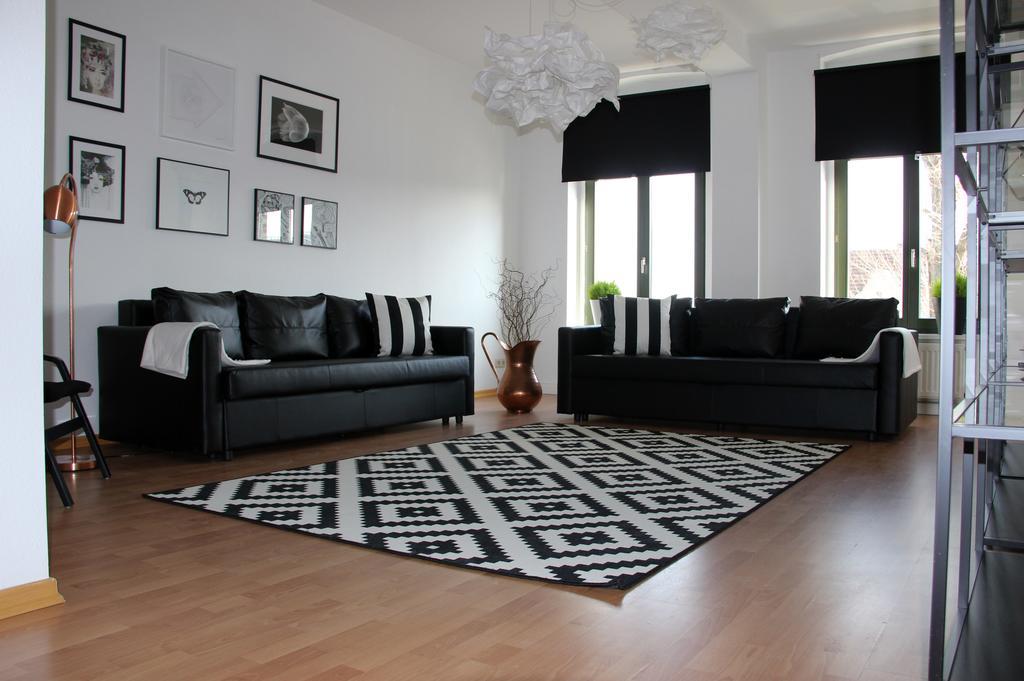 Leon Apartments Leipzig Oda fotoğraf